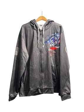 Air Force Strategic Air Command Full Zip Men’s Hoodie 3XL Used